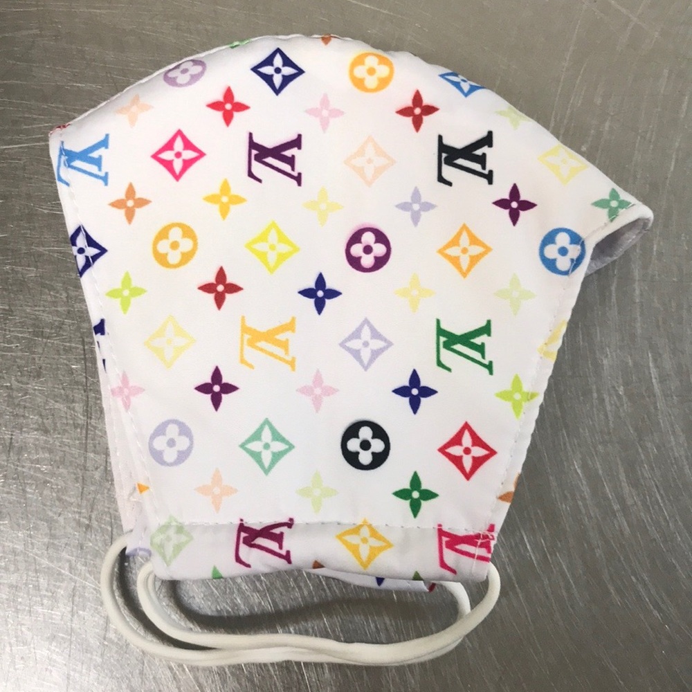 Louis Vuitton multi colors inspire face mask!